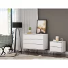Rockefeller Dresser And Nightstand Set - Manhattan Comfort -Luxe Living Interiors Shop GUEST b784a5ac 865d 4db8 8460 da0324f5d4cc