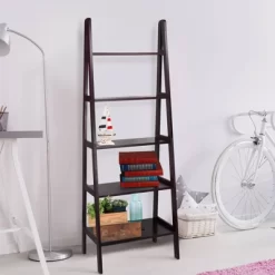 5 Shelf Ladder Bookcase - Flora Home -Luxe Living Interiors Shop GUEST b79109f5 327e 43ce a563 c012b69173f9