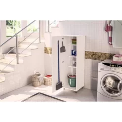 Paris 1 Door Storage Cabinet White - Polifurniture -Luxe Living Interiors Shop GUEST b79f2ebe 4400 4450 a837 2ff6eb364b5a