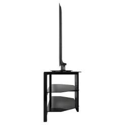 Glass Shelves TV Stand For TVs Up To 55" - Black -Luxe Living Interiors Shop GUEST b7c20600 431a 4b7c 8718 2bbf657cabdc