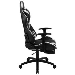 Emma And Oliver Racing Gaming Ergonomic Chair With Reclining Back, Footrest In Red LeatherSoft -Luxe Living Interiors Shop GUEST b8023dd3 c8f7 46cd 8db0 f07dc3ebbee5