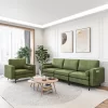 Costway Modern Modular 3-Seat Sofa Couch W/ Side Storage Pocket & Metal Legs Army Green 1 Costway Modern Modular 3-Seat Sofa Couch W/ Side Storage Pocket & Metal Legs Army Green -Luxe Living Interiors Shop GUEST b8134398 b3f1 4b6f b07d 62b856271d4d