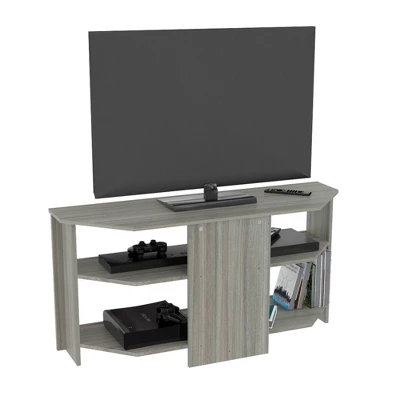 Corner TV Stand For TVs Up To 50" Vibrant Blue - Inval 9 Corner TV Stand For TVs Up To 50" Vibrant Blue - Inval - Image 7