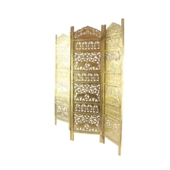 Traditional 4 Panel Fine Carved Room Divider Screen Gold - Olivia & May 29 Traditional 4 Panel Fine Carved Room Divider Screen Gold - Olivia & May -Luxe Living Interiors Shop GUEST b8b83072 2d85 437c b940 d63ba3150698
