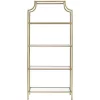 Metal Glass Bookcase In Antique Gold - Pemberly Row 1 Metal Glass Bookcase In Antique Gold - Pemberly Row -Luxe Living Interiors Shop GUEST b9e4c5cd 3572 4035 afcf a9430cbf4d46