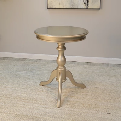 Paloma Side Table Champagne - Carolina Chair & Table 3 Paloma Side Table Champagne - Carolina Chair & Table