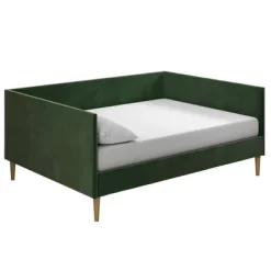 Full Fabio Velvet Mid Century Daybed - Room & Joy -Luxe Living Interiors Shop GUEST bad101bd cf80 4702 9bae 7bd4f77dc9d1