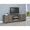 Hays 2 Door TV Stand For TVs Up To 80" Gray Driftwood - Coaster