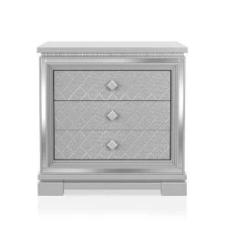 5pc Tenaya Bedroom Set Silver/Gray - HOMES: Inside + Out -Luxe Living Interiors Shop GUEST bc3fe383 cc45 4c18 b81d f82f9378a663