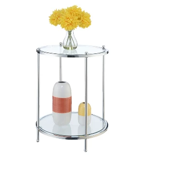 Royal Crest 2 Tier Round End Table - Johar Furniture 3 Royal Crest 2 Tier Round End Table - Johar Furniture