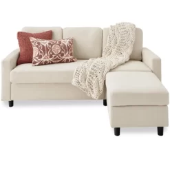 Best Choice Products Upholstered Sectional Sofa Couch W/ Chaise Lounge, 3-Seat Design, Ottoman Bench -Luxe Living Interiors Shop GUEST bdd66d69 7c8c 4946 a873 55b978a80b6e