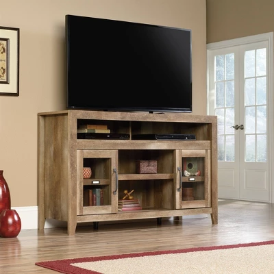 Dakota Pass Entertainment/Fireplace TV Stand For TVs Up To 21" Craftsman Oak - Sauder 6 Dakota Pass Entertainment/Fireplace TV Stand For TVs Up To 21" Craftsman Oak - Sauder - Image 4