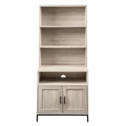64.12" Orin Modern 2 Door Bookshelf Hutch - Saracina Home -Luxe Living Interiors Shop GUEST bf715ea3 4c91 47dc 91b6 f9d1e880b742