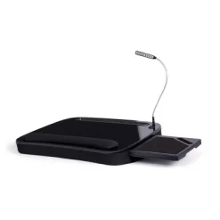 Sofia + Sam Multi Tasking Memory Foam Lap Desk With USB Light And Mouse Pad - Black -Luxe Living Interiors Shop GUEST bff3b264 2133 484c be53 8781b4d3bce8