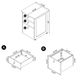 Estrella 3 Drawer File Cabinet Antique Nutmeg - Coaster 17 Estrella 3 Drawer File Cabinet Antique Nutmeg - Coaster -Luxe Living Interiors Shop GUEST c173ae8d 8bf5 439e b636 820a56b5c166