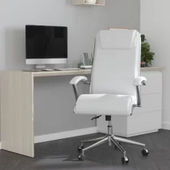 Merrick Lane High-Back Office Chair With Padded Arms Ergonomic Executive Swivel Task Chair With Headrest