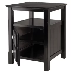 Timber Nightstand Black - Winsome