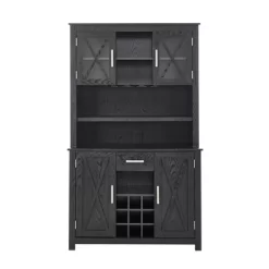 Home Source Jill Zarin Tall Cabinet With Glass Doors -Luxe Living Interiors Shop GUEST c452592f d285 4ab1 8a3e 17eacdaf33af