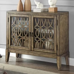 Coast To Coast Pendleton Kire 40 1/2" Wide Glass Door Accent Cabinet