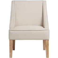 Elm Lane Dixon Ivory Fabric Swoop Arm Chair 14 Elm Lane Dixon Ivory Fabric Swoop Arm Chair -Luxe Living Interiors Shop GUEST c5aae537 cd94 4e83 835f 9b6bbd12abbf