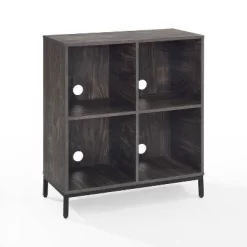 Jacobsen Record Storage Cube Bookshelf Brown Ash - Crosley