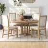 5-Piece Dining Set With Extendable Round Table And 4 Upholstered Chairs - ModernLuxe -Luxe Living Interiors Shop GUEST c6d603b1 7361 4964 821d 8550fd90e132