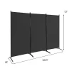 Costway 3-Panel Room Divider Folding Privacy Partition Screen For Office Room WhiteBlackBrown -Luxe Living Interiors Shop GUEST c74e1b07 1a77 43e1 a032 1135ce542fb1