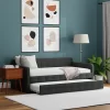 Glenwillow Home Twin Daybed With Roll-Out Trundle Bed -Luxe Living Interiors Shop GUEST c78eda3a 84a1 4891 9c03 9c5c5702d0ac