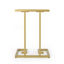 Hickson Modern Glam C Shaped End Table Gold - Christopher Knight Home 15 Hickson Modern Glam C Shaped End Table Gold - Christopher Knight Home -Luxe Living Interiors Shop GUEST c7e90abd 2488 4802 8ef4 fa544e46e643