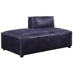 54" Birdie Grain Leather Chaise Lounge - Acme Furniture