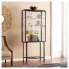 Southern Enterprises Storage Cabinet With Sliding Doors Black - Aiden Lane -Luxe Living Interiors Shop GUEST c85b32cb d115 424c acb5 22b2f691939e