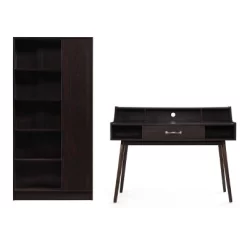 2pc Brenda Mid Century Home Office Set - Christopher Knight Home -Luxe Living Interiors Shop GUEST c85f5065 9e30 4f59 9cc8 0d582fd7fb93