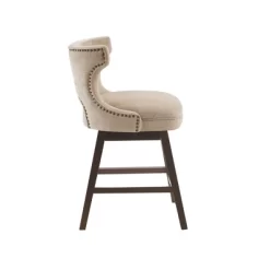 25.75" Cheryl Swivel Counter Height Barstool - Madison Park -Luxe Living Interiors Shop GUEST c8677417 5b8d 4612 ae00 43fda58fd526