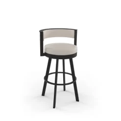 26" Browser Swivel Counter Height Barstool With Upholstered Seat - Amisco 21 26" Browser Swivel Counter Height Barstool With Upholstered Seat - Amisco -Luxe Living Interiors Shop GUEST ca3740e4 aca9 4a51 bb61 61b94945a5f3