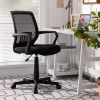 Costway Height Adjustable Mid-Back Mesh Chair Executive Chair W/ Lumbar Support -Luxe Living Interiors Shop GUEST ca6758f9 df7d 4f2a b0d7 78c9ff67468d