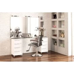 Maia 4 Drawer File Cabinet White - Polifurniture -Luxe Living Interiors Shop GUEST caf5ba44 e4af 40ab 91d7 5839a1b61e3c