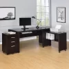 3pc Skeena Office Desk Set Cappuccino - Coaster -Luxe Living Interiors Shop GUEST cb334414 dd58 48a4 84e1 ca37a2ff573a