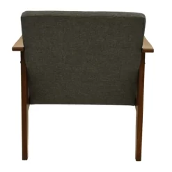 Zenvida Mid Century Modern Accent Armchair Solid Hardwood Upholstered -Luxe Living Interiors Shop GUEST cba364ab fe72 476d a370 1f04df9c770f