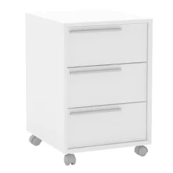 Maia 3 Drawer File Cabinet White - Polifurniture -Luxe Living Interiors Shop GUEST cc6eb0c4 fb98 40e1 a74a b3adb36a929e