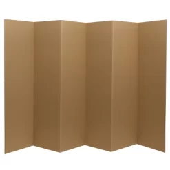 6" Cardboard Room Divider 6 Panel - Oriental Furniture -Luxe Living Interiors Shop GUEST cc8e93a2 820c 4ee8 8b6e 29315c2c20c1