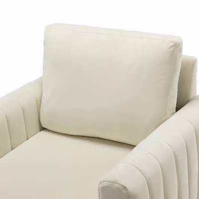 Set Of 2 Iapygia Contemporary Tufted Wooden Upholstered Club Chair With Metal Legs For Bedroom Club Chair| ARTFUL LIVING DESIGN 8 Set Of 2 Iapygia Contemporary Tufted Wooden Upholstered Club Chair With Metal Legs For Bedroom Club Chair| ARTFUL LIVING DESIGN - Image 6