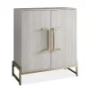 Larkin Faux Marble Wine Cabinet White - Steve Silver Co. -Luxe Living Interiors Shop GUEST cd453ad8 5109 4091 8478 9b88fc851ba1