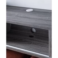 Edwige Floating Console TV Stand For TVs Up To 60" Distressed Gray - MiBasics -Luxe Living Interiors Shop GUEST cfe60604 345c 435e 82f1 a668b9b2419f