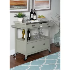Sydney Kitchen Cart - Linon -Luxe Living Interiors Shop GUEST d05eeba1 05f8 43a5 a151 f574b1020730