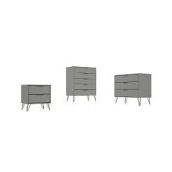 3pc Rockefeller Dresser And Nightstand Set - Manhattan Comfort -Luxe Living Interiors Shop GUEST d071f356 63e3 4dd4 a116 1d82725cc6e6