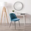 Ayla Velvet Upholstered Side Chair - CorLiving