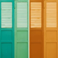 6" Double Sided Distressed Door Panel Canvas Room Divider Green - Oriental Furniture -Luxe Living Interiors Shop GUEST d0af41fe 2c82 40d7 b0a9 638822cbe047