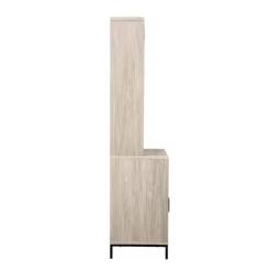 64.12" Orin Modern 2 Door Bookshelf Hutch - Saracina Home -Luxe Living Interiors Shop GUEST d0dc608a ef80 4ec9 9a37 4650787193f3
