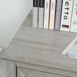 HOMCOM Retro Wooden 2-Drawer Lateral File Chest Cabinet Pedestal For Document Storage With Hanging Bar For Letter/Legal Size, Gray 14 HOMCOM Retro Wooden 2-Drawer Lateral File Chest Cabinet Pedestal For Document Storage With Hanging Bar For Letter/Legal Size, Gray -Luxe Living Interiors Shop GUEST d1614bc4 0895 4e53 9941 00b4e81c8cf3