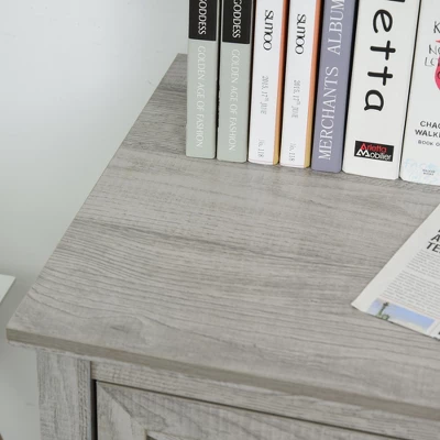 HOMCOM Retro Wooden 2-Drawer Lateral File Chest Cabinet Pedestal For Document Storage With Hanging Bar For Letter/Legal Size, Gray 8 HOMCOM Retro Wooden 2-Drawer Lateral File Chest Cabinet Pedestal For Document Storage With Hanging Bar For Letter/Legal Size, Gray - Image 6